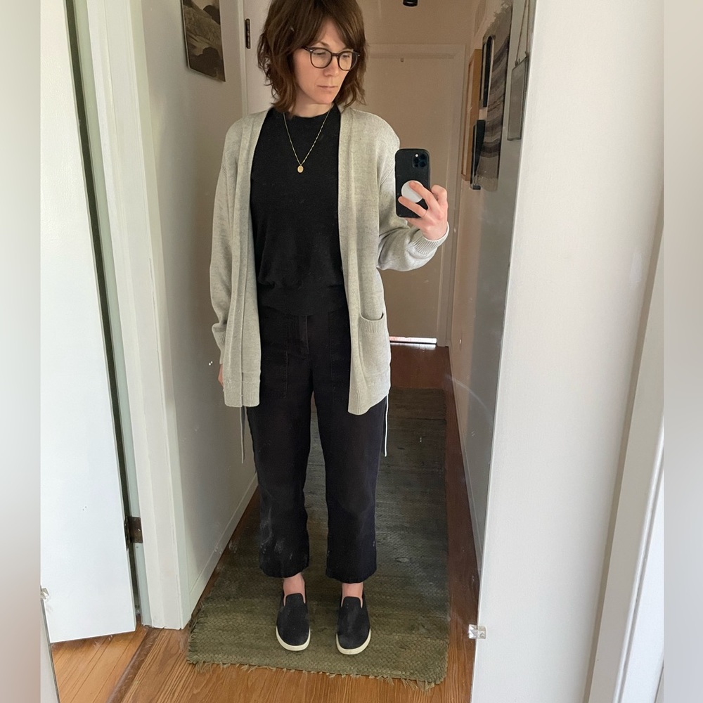 Everlane cotton cardigan sweater